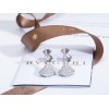 Bvlgari Diamond Studded Fan Earrings