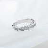 Bvlgari Full Diamond Snake Bone Ring