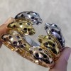 Cartier Leopard Head Spotted Smooth Face Bracelet