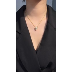 Cartier Small Full Diamond Leopard Head Necklace