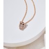 Cartier Small Full Diamond Leopard Head Necklace