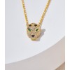 Cartier Small Full Diamond Leopard Head Necklace