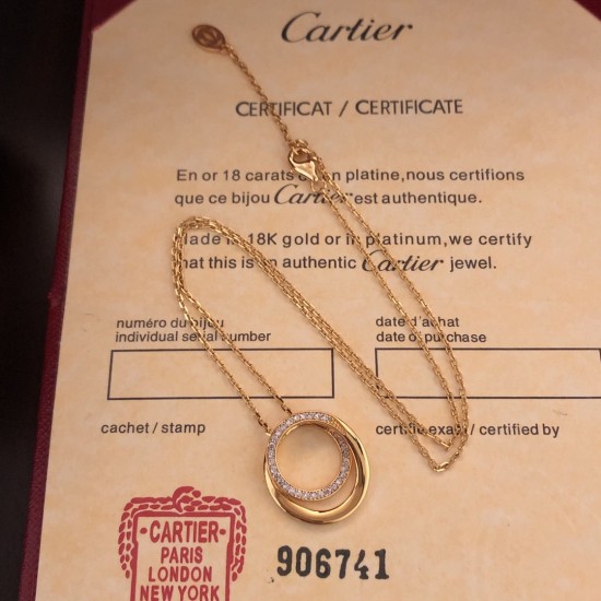 Cartier Double Ring Necklace