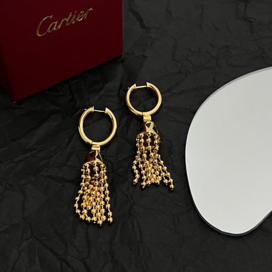 Cartier Heart Shaped Marquise Diamond Earrings