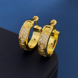 Cartier Classic LOVE Series C-shaped Earrings