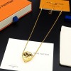 LV Heart Bag Necklace