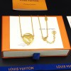 LV Heart Bag Necklace