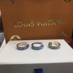 LV Printed Blue Ring