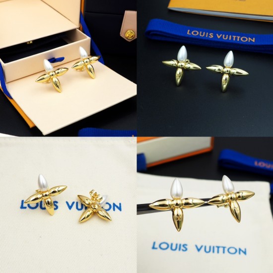 LV Pointed Petal Earrings