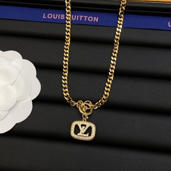 LV Necklace/Bracelet/Earrings 3in1 Set