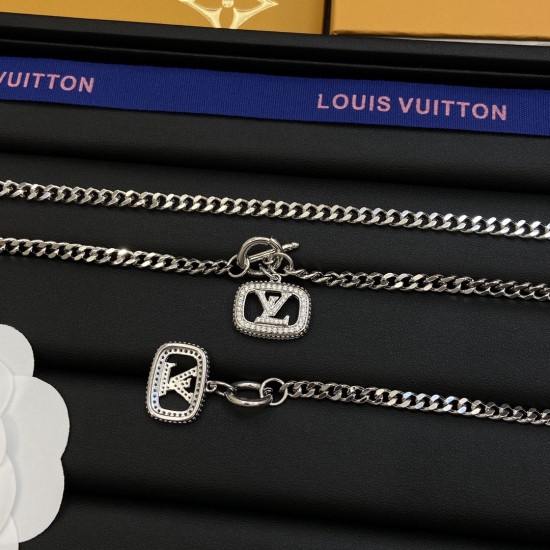 LV Necklace/Bracelet/Earrings 3in1 Set