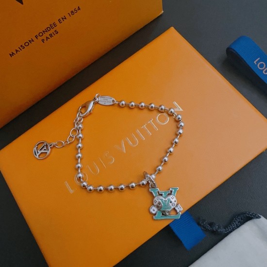 LV Retro Silver Bracelet