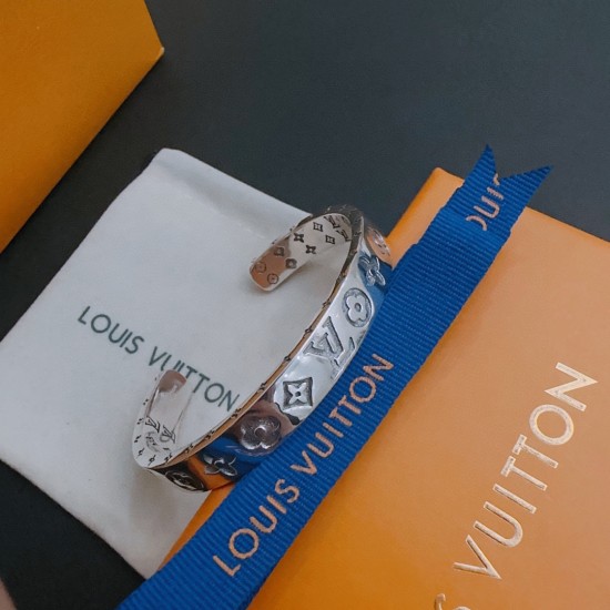 LV Thai Silver Open Bracelet