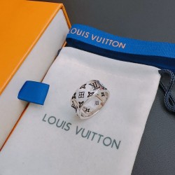 LV Retro Silver Ring