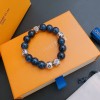 LV Blue Agate Thai Silver Bracelet