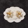 Chanel Minimalist Style Flower Earrings