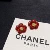 Chanel Camellia Flower Earrings