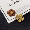 Chanel Camellia Flower Earrings