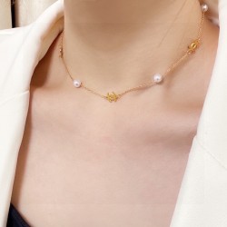 Chanel CC Pearl Necklace