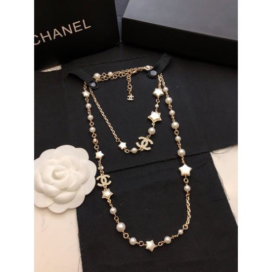 Chanel Star Pearl Sweater Chain