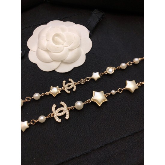 Chanel Star Pearl Sweater Chain