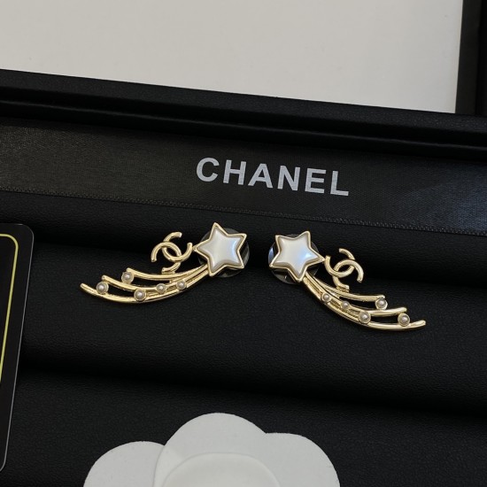 Chanel Star Earrings