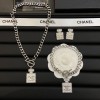 Chanel Necklace/Bracelet/Earrings 3in1 Set