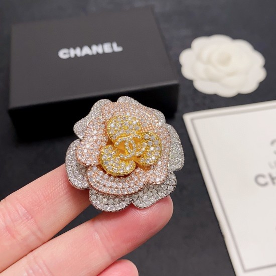 Chanel Camellia Flower Brooch