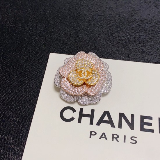 Chanel Camellia Flower Brooch