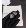 Chanel Circular Letter Earrings