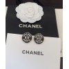 Chanel Circular Letter Earrings