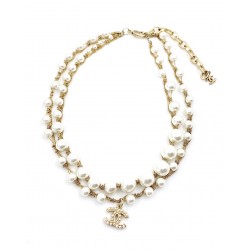 Chanel Double Layered Pearl Necklace