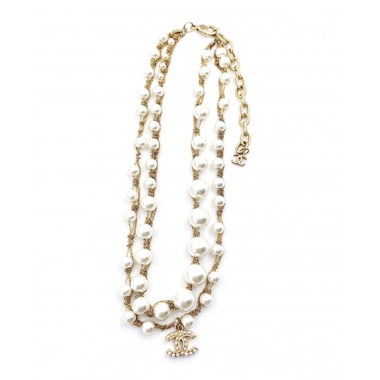 Chanel Double Layered Pearl Necklace