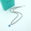 Tiffany Heart Enamel Necklace