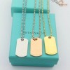 Tiffany Hanging Tag Necklace