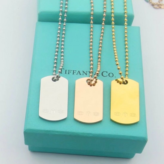 Tiffany Hanging Tag Necklace