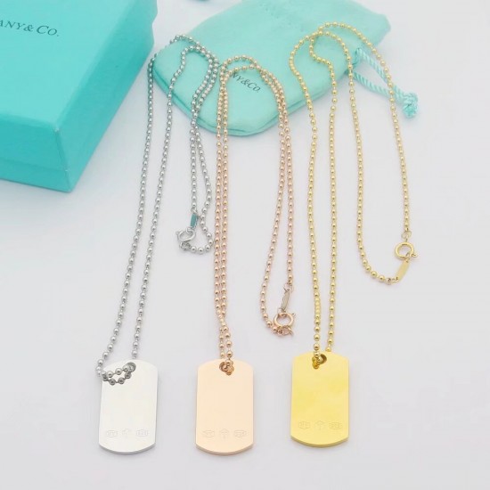 Tiffany Hanging Tag Necklace