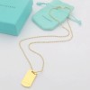 Tiffany Hanging Tag Necklace