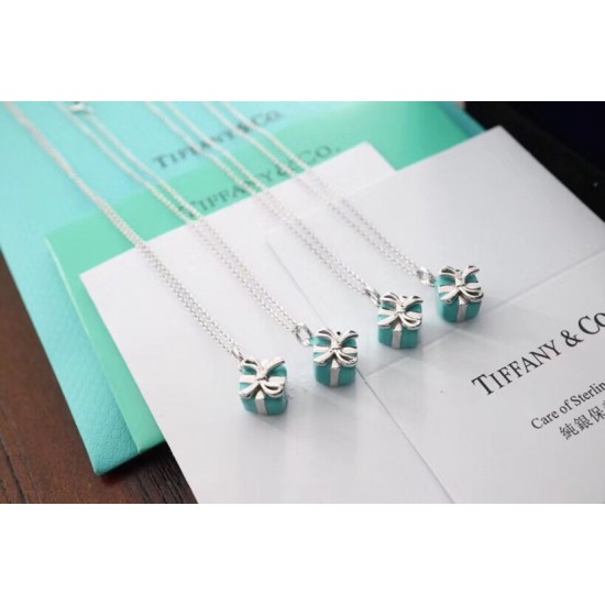 Tiffany Gift Box Necklace