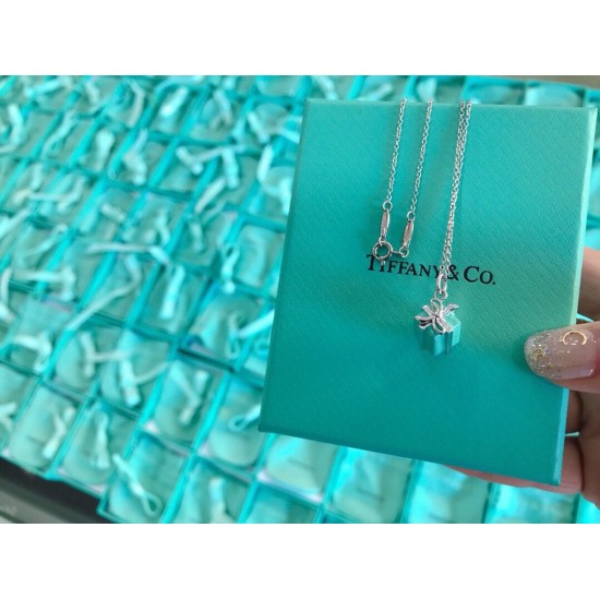 Tiffany Gift Box Necklace