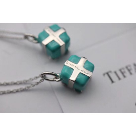 Tiffany Gift Box Necklace