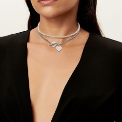 Tiffany Pearl Double Layer Necklace