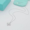 Tiffany Schlumberger Cross Four Diamond Necklace