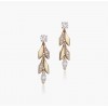 Tiffany Paper Flowers Floral Collection Leaf Earrings