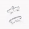 Tiffany Two In One Four Claw Set Ring