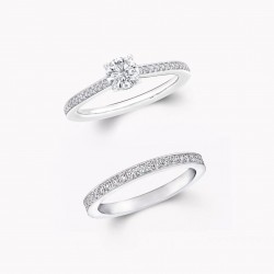 Tiffany Two In One Four Claw Set Ring