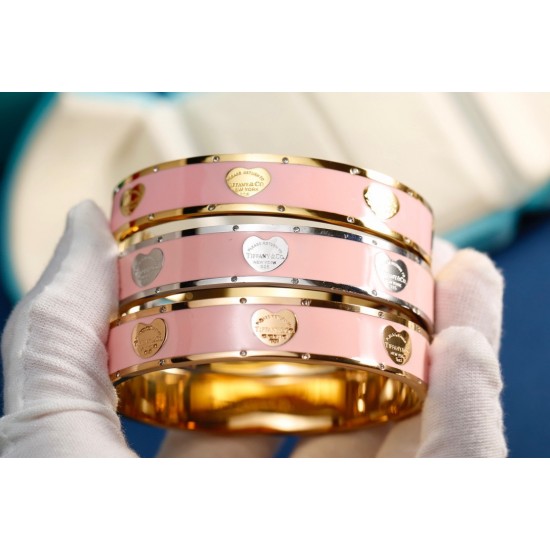 Tiffany Pink Heart Bracelet