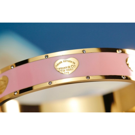 Tiffany Pink Heart Bracelet