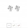 Tiffany Schlumberger Series Cross Four Diamond Earrings