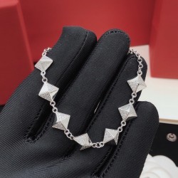 Valentino Rivet Studded Diamond Bracelet